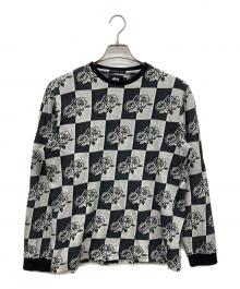 stussy（ステューシー）の古着「総柄カットソー」｜グレー