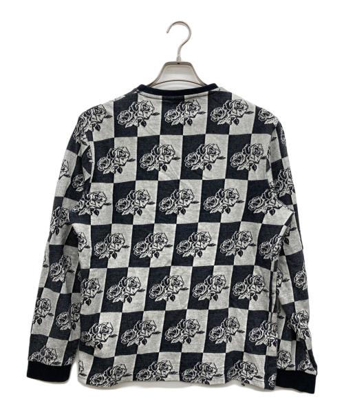 stussy（ステューシー）stussy (ステューシー) 総柄カットソー グレー サイズ:Sの古着・服飾アイテム