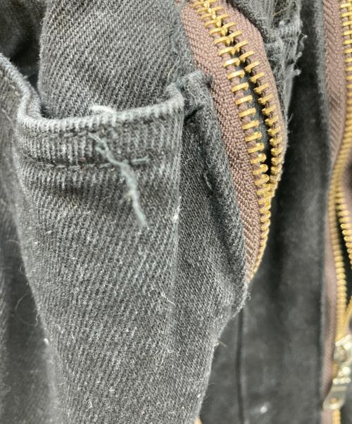 USED（ユーズド）USED (ユーズド) ギミックデニムパンツ ブラック サイズ:不明の古着・服飾アイテム