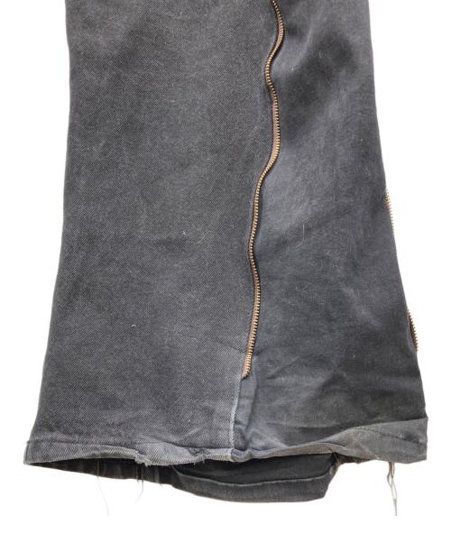 USED（ユーズド）USED (ユーズド) ギミックデニムパンツ ブラック サイズ:不明の古着・服飾アイテム