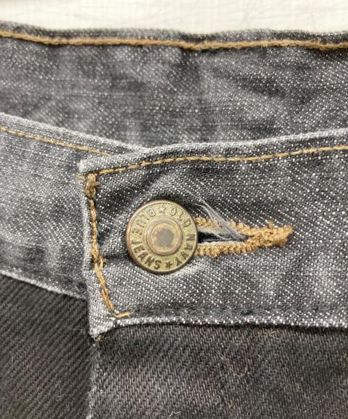 USED（ユーズド）USED (ユーズド) ギミックデニムパンツ ブラック サイズ:42×30の古着・服飾アイテム