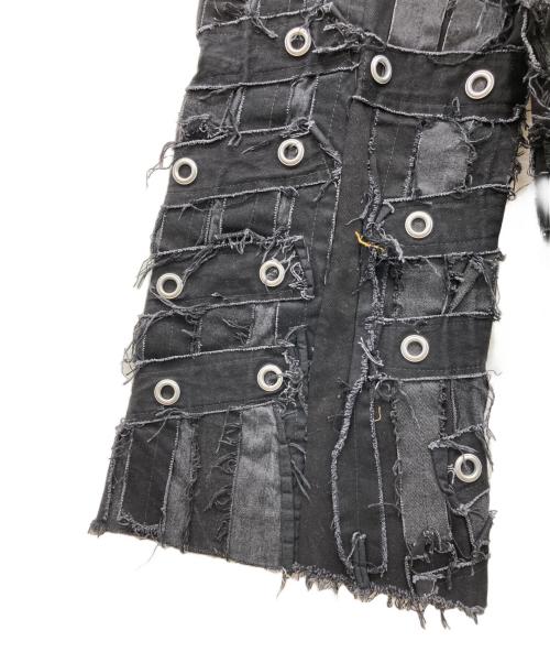 USED（ユーズド）USED (ユーズド) ギミックデニムパンツ ブラック サイズ:42×30の古着・服飾アイテム