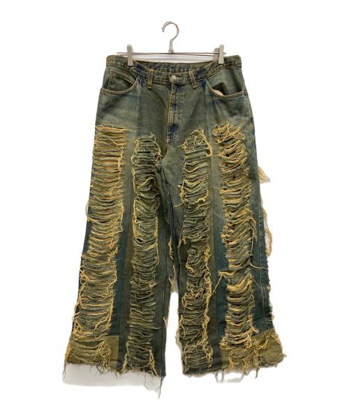 USED（ユーズド）USED (ユーズド) カスタムデニムパンツ インディゴ サイズ:40/30の古着・服飾アイテム