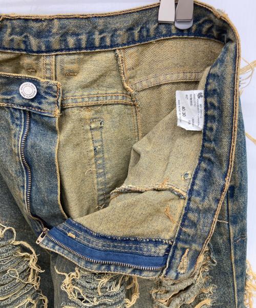 USED（ユーズド）USED (ユーズド) カスタムデニムパンツ インディゴ サイズ:40/30の古着・服飾アイテム