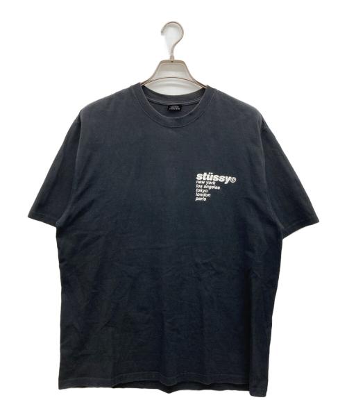 stussy（ステューシー）stussy (ステューシー) STRAWBERRY TEE ブラック サイズ:Lの古着・服飾アイテム