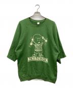 sports wear×PEANUTSスポーツウェア×ピーナッツ）の古着「HALF SLEEVE SWEAT」｜グリーン