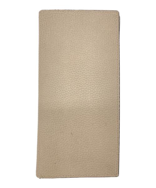 bonaventura（ボナベンチュラ）BONAVENTURA (ボナベンチュラ) ロングウォレット ベージュの古着・服飾アイテム