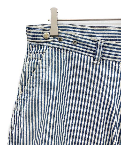 ordinary fits（オーディナリーフィッツ）Ordinary fits (オーディナリーフィッツ) ヒッコリーパンツ ホワイト サイズ:32の古着・服飾アイテム