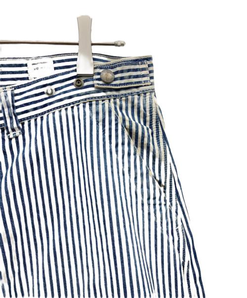 ordinary fits（オーディナリーフィッツ）Ordinary fits (オーディナリーフィッツ) ヒッコリーパンツ ホワイト サイズ:32の古着・服飾アイテム