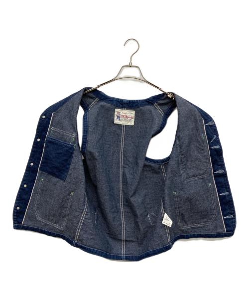 TCB jeans（ティーシービー ジーンズ）TCB jeans (ティーシービー ジーンズ) タビーズベスト インディゴ サイズ:34の古着・服飾アイテム