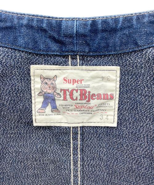 TCB jeans（ティーシービー ジーンズ）TCB jeans (ティーシービー ジーンズ) タビーズベスト インディゴ サイズ:34の古着・服飾アイテム