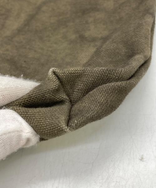 MOLTEMANI（モルテマニ）MOLTEMANI (モルテマニ) 極厚キャンバスショルダーバッグ オリーブの古着・服飾アイテム
