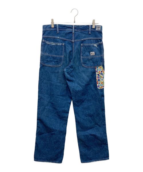 Bohemians（ボヘミアンズ）Bohemians (ボヘミアンズ) パッチワークデニムパンツ インディゴ サイズ:Ｍの古着・服飾アイテム
