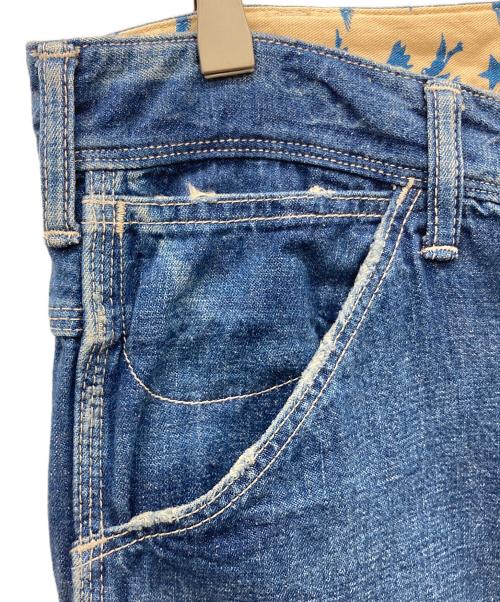 Bohemians（ボヘミアンズ）Bohemians (ボヘミアンズ) パッチワークデニムパンツ インディゴ サイズ:Ｍの古着・服飾アイテム