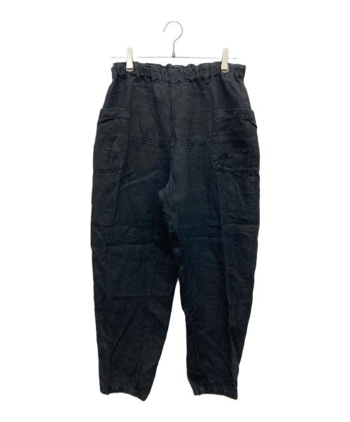 tumugu（ツムグ）tumugu (ツムグ) ソリトリネンイージーパンツ ブラック サイズ:FREEの古着・服飾アイテム