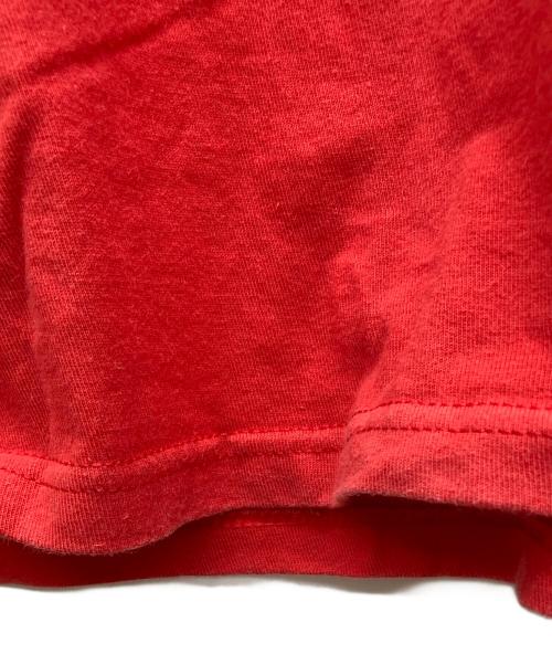 stussy（ステューシー）stussy (ステューシー) プリントTシャツ レッド サイズ:XLの古着・服飾アイテム