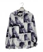 WACKO MARIAワコマリア）の古着「BOB MARLEY HAWAIIAN SHIRT」｜グレー
