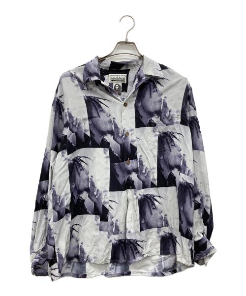 WACKO MARIA（ワコマリア）WACKO MARIA (ワコマリア) BOB MARLEY HAWAIIAN SHIRT グレー サイズ:Ｌの古着・服飾アイテム