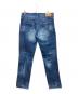 WTAPS (ダブルタップス) スキニーデニムパンツ インディゴ サイズ:Large 36in.-38in.：7000円