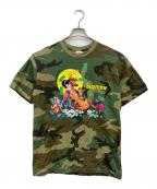 SUPREMEシュプリーム）の古着「ALL DOGS GOTO HEAVEN TEE」｜カーキ