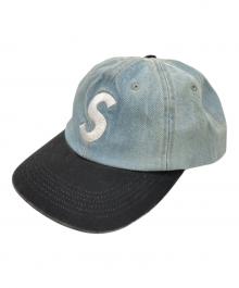 SUPREME（シュプリーム）の古着「Pigment Coated 2-Tone S Logo 6-Panel」｜インディゴ