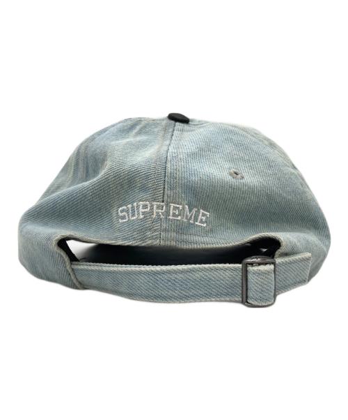 SUPREME（シュプリーム）Supreme (シュプリーム) Pigment Coated 2-Tone S Logo 6-Panel インディゴ サイズ:ONE SIZE(58cm)の古着・服飾アイテム