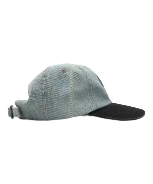 SUPREME（シュプリーム）Supreme (シュプリーム) Pigment Coated 2-Tone S Logo 6-Panel インディゴ サイズ:ONE SIZE(58cm)の古着・服飾アイテム