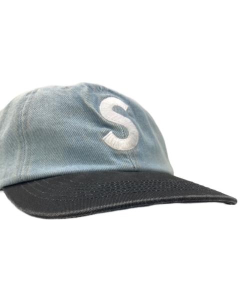 SUPREME（シュプリーム）Supreme (シュプリーム) Pigment Coated 2-Tone S Logo 6-Panel インディゴ サイズ:ONE SIZE(58cm)の古着・服飾アイテム