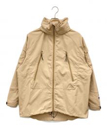 Champion（チャンピオン）の古着「マウンテンパーカー BLACK EDITION」｜ベージュ