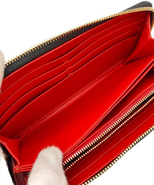 PRADA（プラダ）PRADA (プラダ) ラウンドファスナー長財布 ヴィッテロムーブ ブラックの古着・服飾アイテム