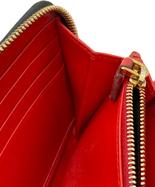 PRADA（プラダ）PRADA (プラダ) ラウンドファスナー長財布 ヴィッテロムーブ ブラックの古着・服飾アイテム