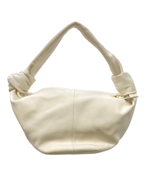 BOTTEGA VENETA（ボッテガベネタ）BOTTEGA VENETA (ボッテガベネタ) ハンドバッグ ダブルノット ホワイトの古着・服飾アイテム