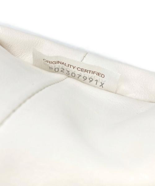 BOTTEGA VENETA（ボッテガベネタ）BOTTEGA VENETA (ボッテガベネタ) ハンドバッグ ダブルノット ホワイトの古着・服飾アイテム