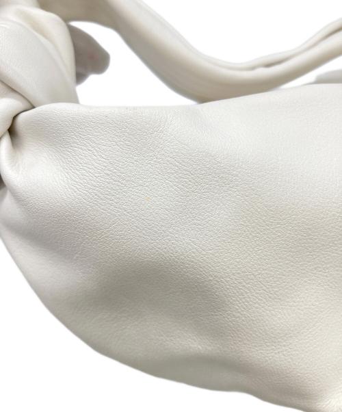 BOTTEGA VENETA（ボッテガベネタ）BOTTEGA VENETA (ボッテガベネタ) ハンドバッグ ダブルノット ホワイトの古着・服飾アイテム