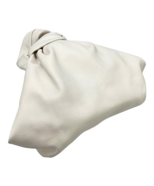 BOTTEGA VENETA（ボッテガベネタ）BOTTEGA VENETA (ボッテガベネタ) ハンドバッグ ダブルノット ホワイトの古着・服飾アイテム
