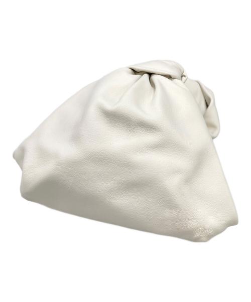 BOTTEGA VENETA（ボッテガベネタ）BOTTEGA VENETA (ボッテガベネタ) ハンドバッグ ダブルノット ホワイトの古着・服飾アイテム