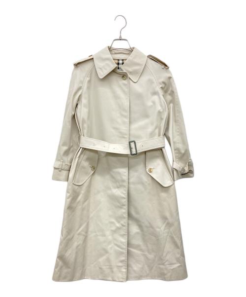 Burberry's（バーバリーズ）Burberry's (バーバリーズ) トレンチコート アイボリー サイズ:Sの古着・服飾アイテム