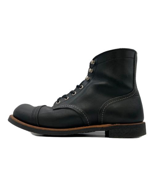 RED WING（レッドウィング）RED WING (レッドウィング) ワークブーツ Iron Ranger ブラック サイズ:USA8 Dの古着・服飾アイテム