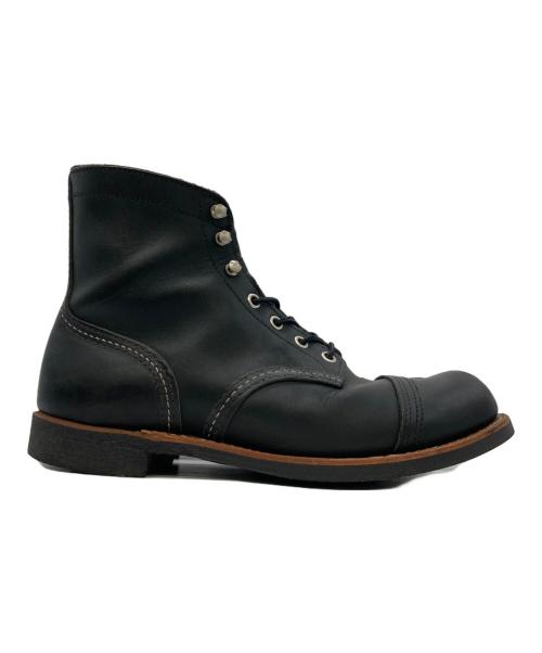 RED WING（レッドウィング）RED WING (レッドウィング) ワークブーツ Iron Ranger ブラック サイズ:USA8 Dの古着・服飾アイテム