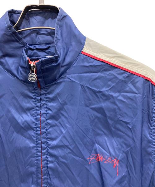 stussy（ステューシー）stussy (ステューシー) SSリンクジップナイロンジャケット ネイビー サイズ:Mの古着・服飾アイテム