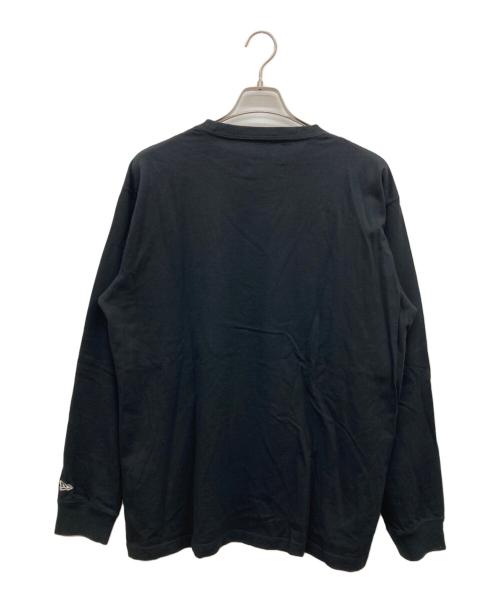 Yohji Yamamoto pour homme（ヨウジヤマモト プールオム）Yohji Yamamoto pour homme (ヨウジヤマモト プールオム) New Era (ニューエラ) MINI LOGO L/S COTTON TEE ブラック サイズ:XX LARGEの古着・服飾アイテム