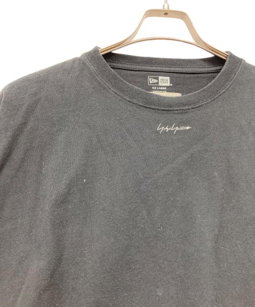 Yohji Yamamoto pour homme（ヨウジヤマモト プールオム）Yohji Yamamoto pour homme (ヨウジヤマモト プールオム) New Era (ニューエラ) MINI LOGO L/S COTTON TEE ブラック サイズ:XX LARGEの古着・服飾アイテム
