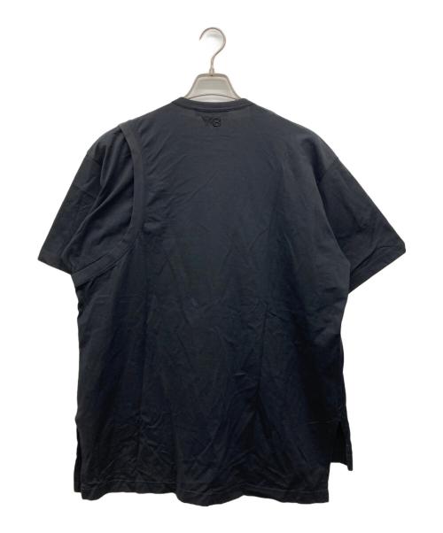 Y-3（ワイスリー）Y-3 (ワイスリー) M CH2 LAYERED SS TEE ブラック サイズ:Mの古着・服飾アイテム