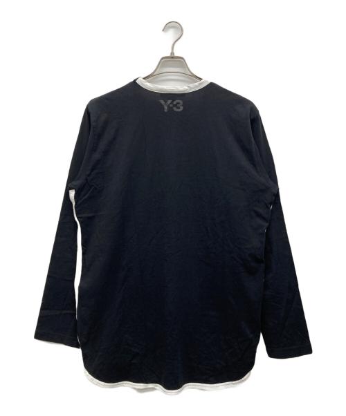 Y-3（ワイスリー）Y-3 (ワイスリー) ヘンリーネックカットソー ブラック サイズ:XLの古着・服飾アイテム