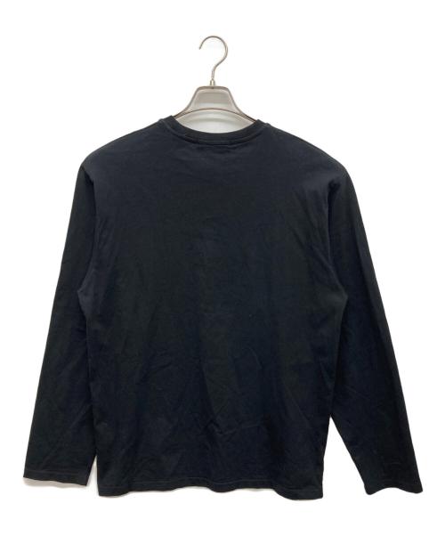 MSGM（エムエスジーエム）MSGM (エムエスジーエム) フロントロゴロンT ブラック サイズ:Sの古着・服飾アイテム