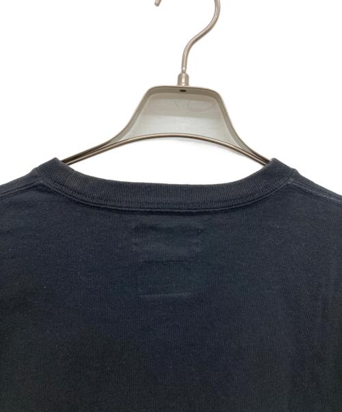 Yohji Yamamoto pour homme（ヨウジヤマモト プールオム）Yohji Yamamoto pour homme (ヨウジヤマモト プールオム) New Era (ニューエラ) フロントロゴ刺繍Tシャツ ブラック サイズ:XX LARGEの古着・服飾アイテム