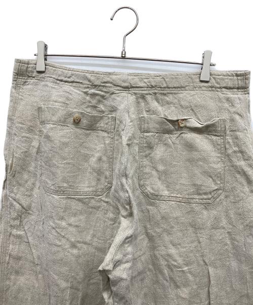 POLO RALPH LAUREN（ポロ・ラルフローレン）POLO RALPH LAUREN (ポロ・ラルフローレン) 90s リネンパンツ アイボリー サイズ:Lの古着・服飾アイテム