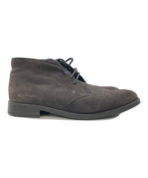 TOD'S（トッズ）TOD'S (トッズ) チャッカーブーツ ブラック サイズ:7の古着・服飾アイテム
