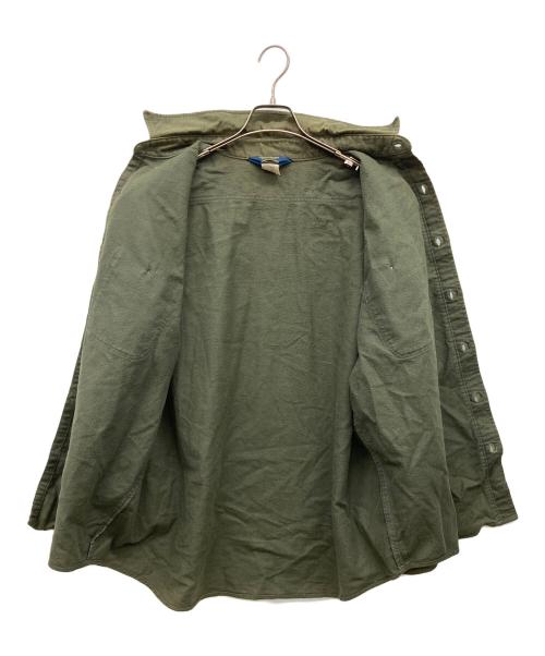 OSH KOSH（オシュコシュ）OSH KOSH (オシュコシュ) シャモアクロスシャツ 三角タグ グリーン サイズ:XLRの古着・服飾アイテム