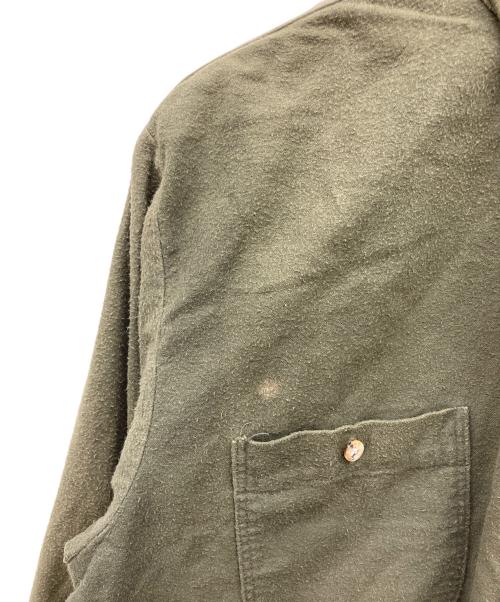 OSH KOSH（オシュコシュ）OSH KOSH (オシュコシュ) シャモアクロスシャツ 三角タグ グリーン サイズ:XLRの古着・服飾アイテム